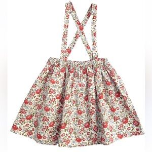 Marie Puce Paris Floral Skirt Size 6T